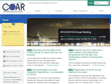 Tablet Screenshot of coar-repositories.org